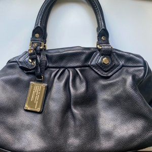 Marc by Marc Jacobs Black Leather Classic Q Baby Groovee Bag
